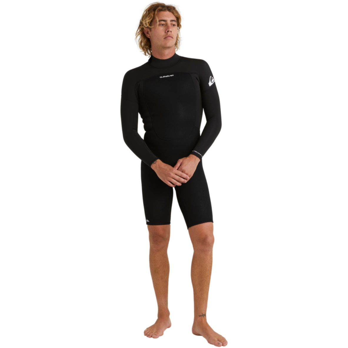 2026 Quiksilver Homem Prologue 2/ 2mm Manga Comprida Back Zip Fato De Mergulho EQYW403024 - Black